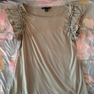 Cute Ruffled Sleeve Top